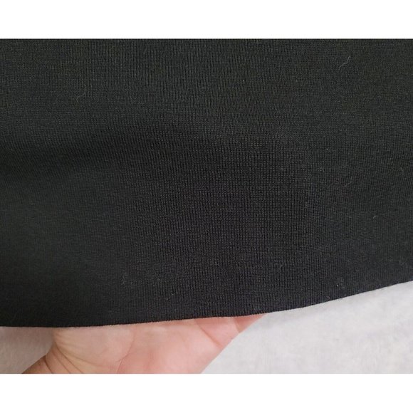 Evan Picone Dress Women's Wool Acrylic Blend Knit Pencil Skirt Size Medium Black - Picture 5 of 12